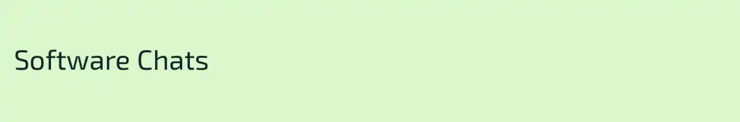 Software Chats
